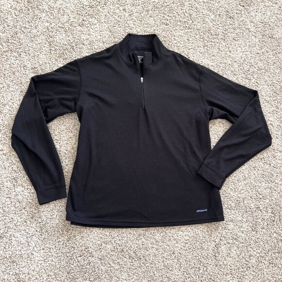 Patagonia 1/4 Zip Up Pullover - Womens - Black - Size Medium - Picture 2 of 6